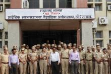 Ms. Mokshada Patil, SP Aurangbabad rural Visited RFSL Aurangabad with senior officers